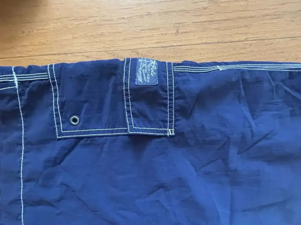 Polo Ralph Lauren VINTAGE Polo Ralph Lauren Board Shorts Mens Medium Blue Swim T
